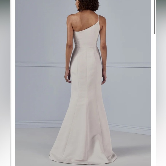 Amsale One Shoulder Black Dress - Picture 6 of 6